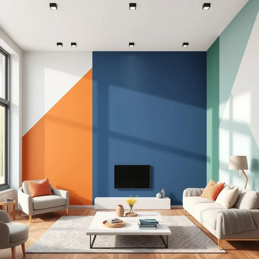 3 Color Accent Wall Design Ideas and Inspiration