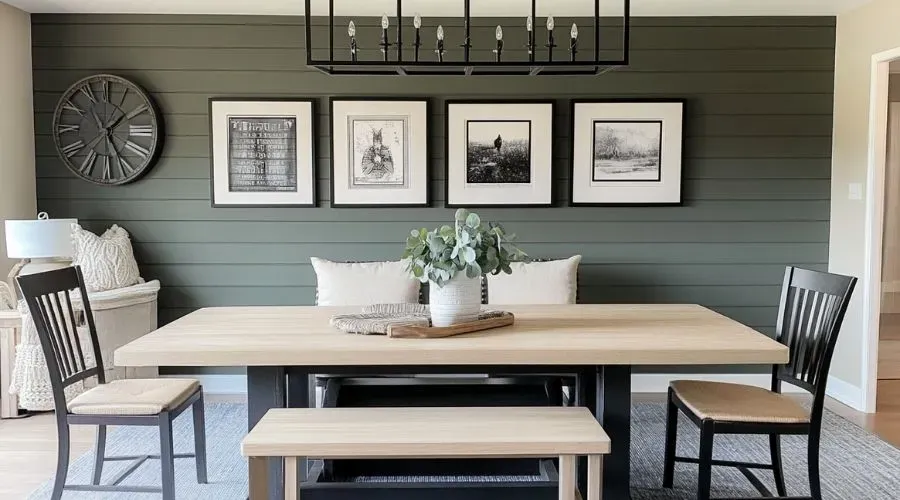 Brilliant accent wall in dining room ideas for your space