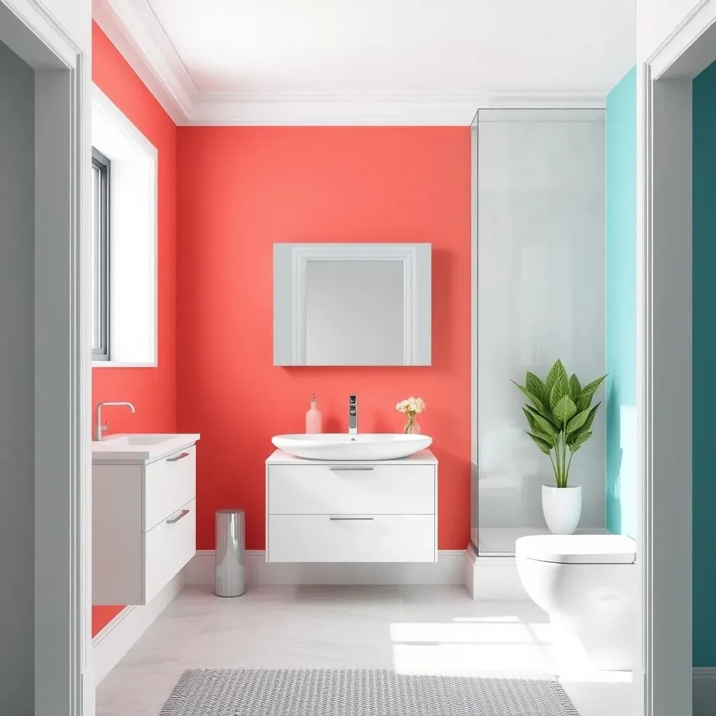 Amazing Accent Wall Paint Ideas for Bathroom