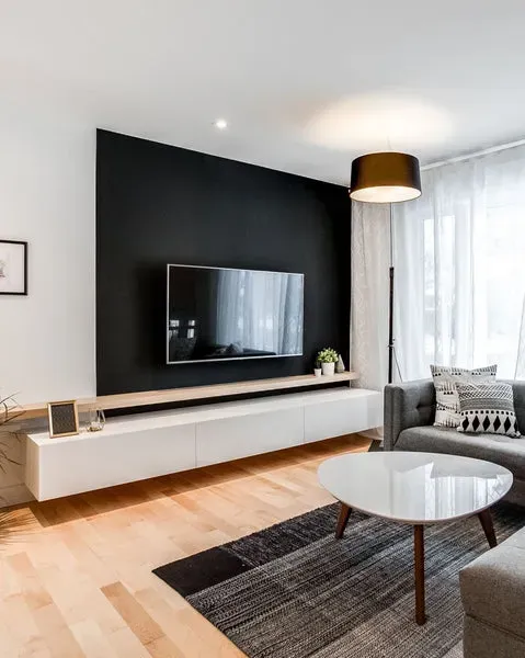 Stunning accent wall with tv ideas: Make it amazing