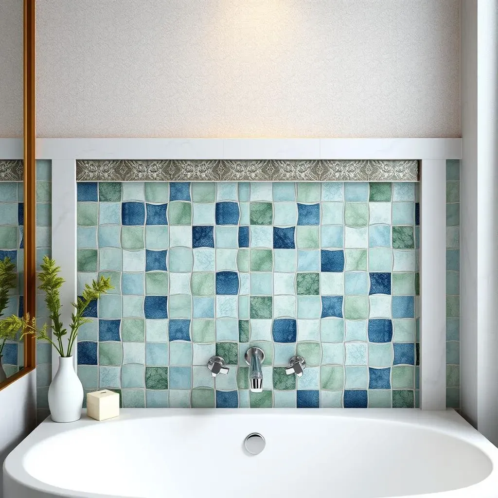 Adding Visual Interest with Tile and Wallpaper