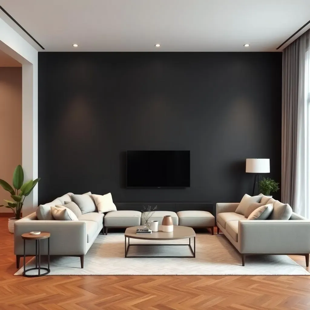 Balancing Act: Finding the Perfect Colors for Your Black Accent Wall