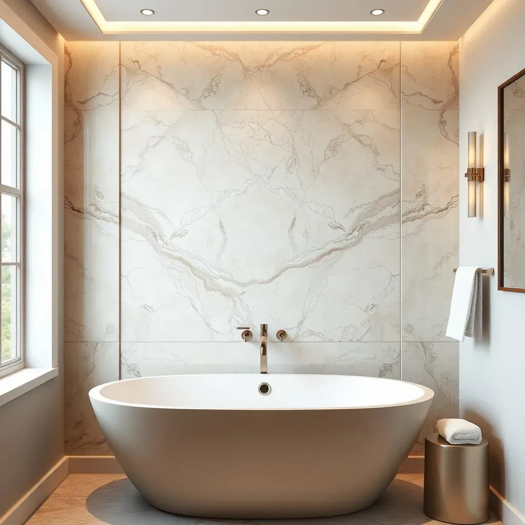 Stunning Bathroom Accent Wall Ideas with Stone