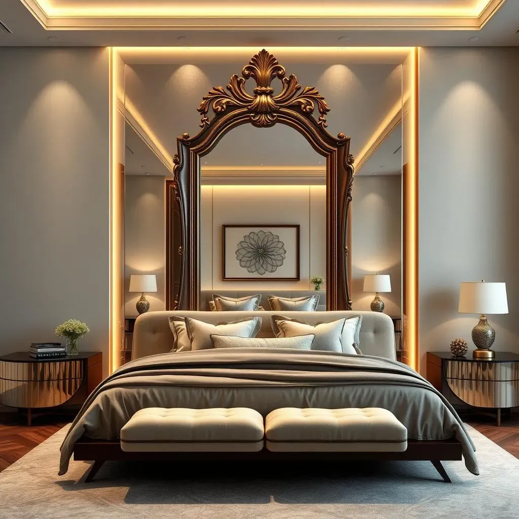 Amazing Bedroom Accent Wall Ideas with Mirrors