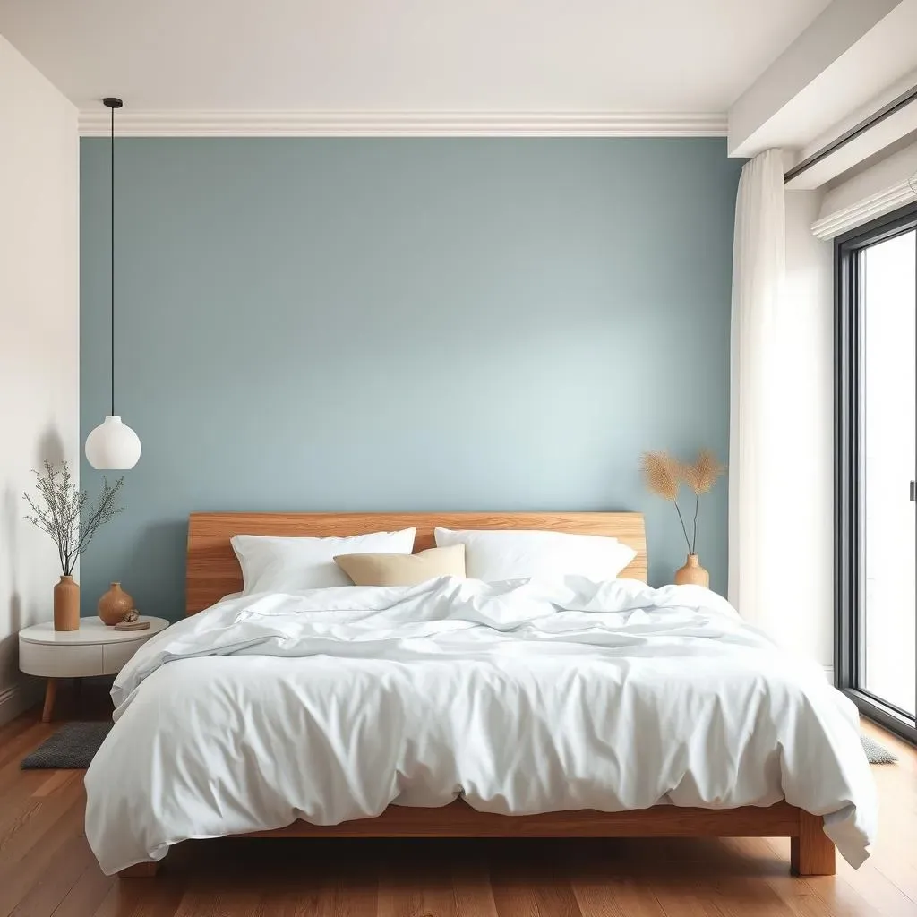 Bedroom Simple Accent Wall Paint Ideas for Relaxation