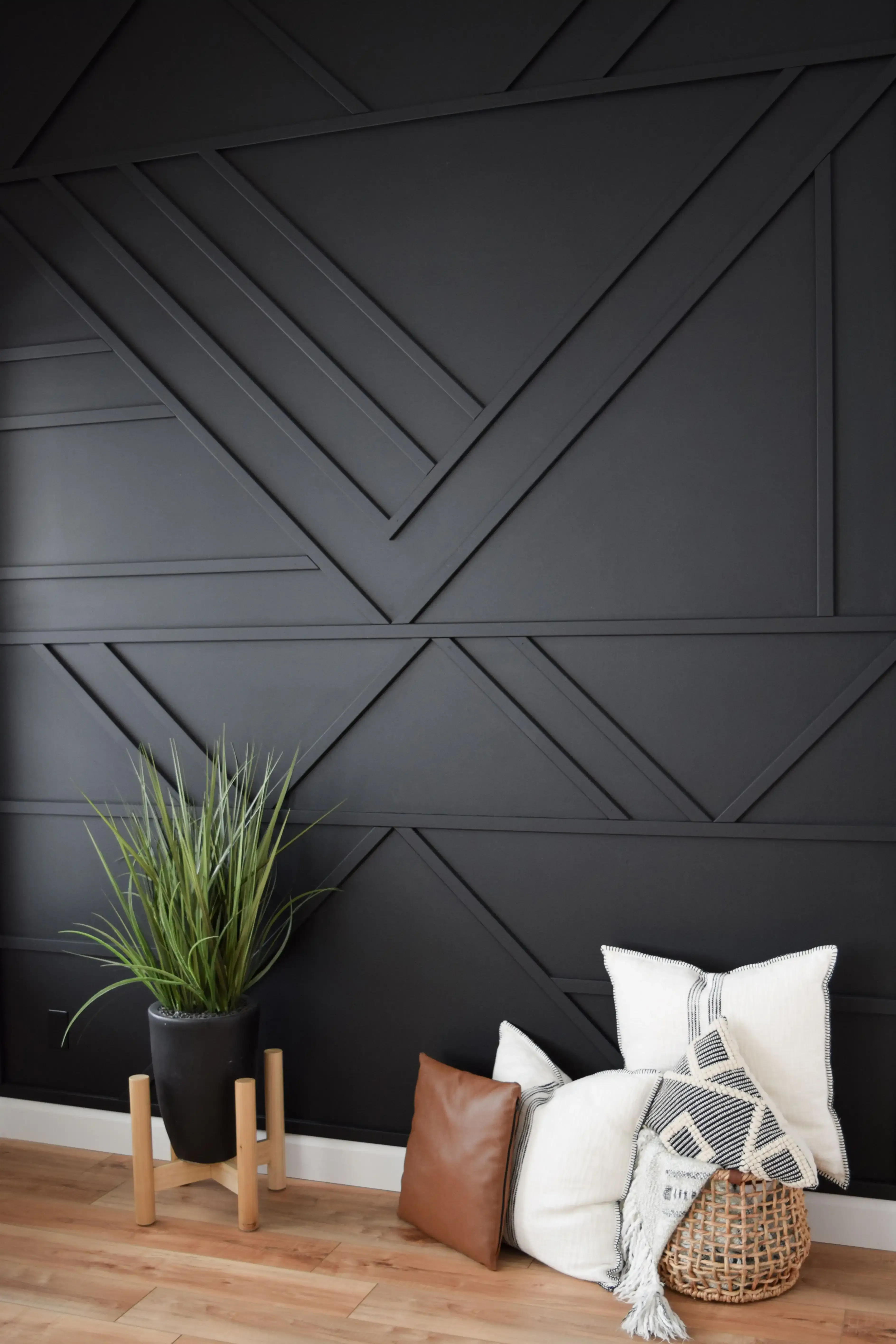 Beyond Paint: Adding Texture to Black Accent Wall Designs