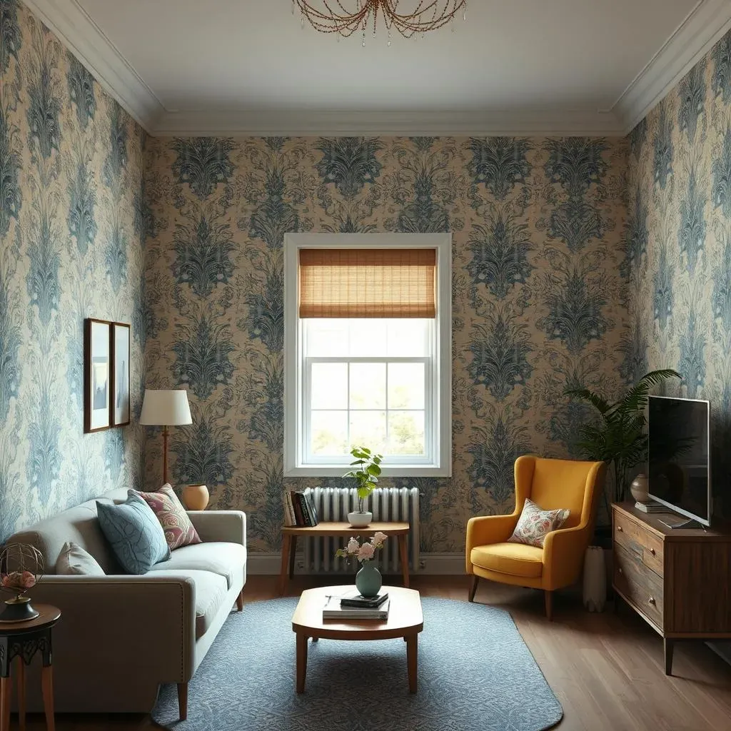Beyond the Living Room: Unexpected Places for a Vintage Wallpaper Accent Wall