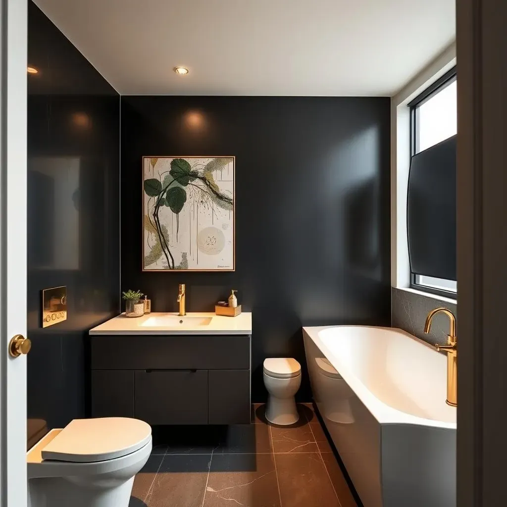 Stunning Black Accent Wall Bathroom Ideas: Discover the Power