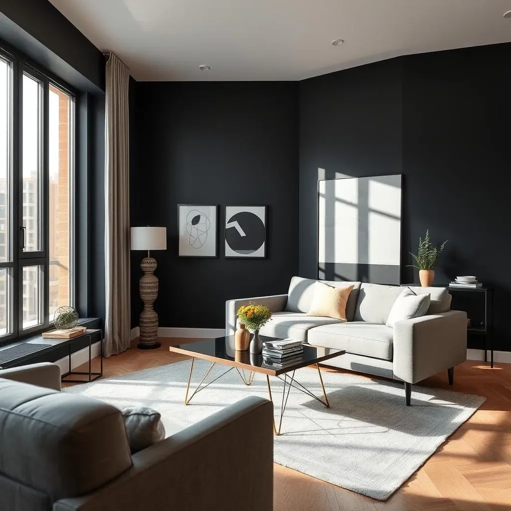 Amazing Black Accent Wall Ideas for Apartments