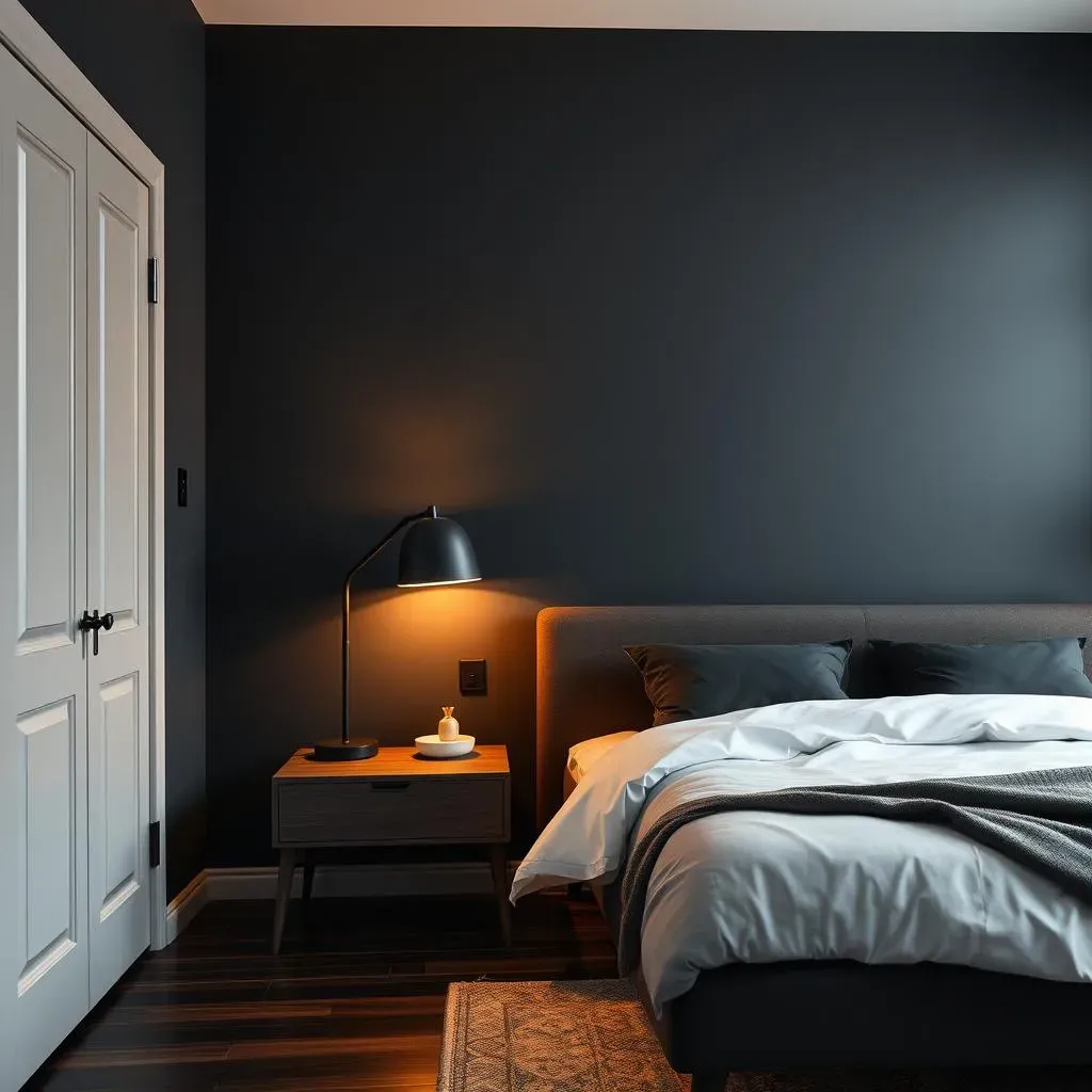 Stunning Black Accent Wall Ideas for Bedroom