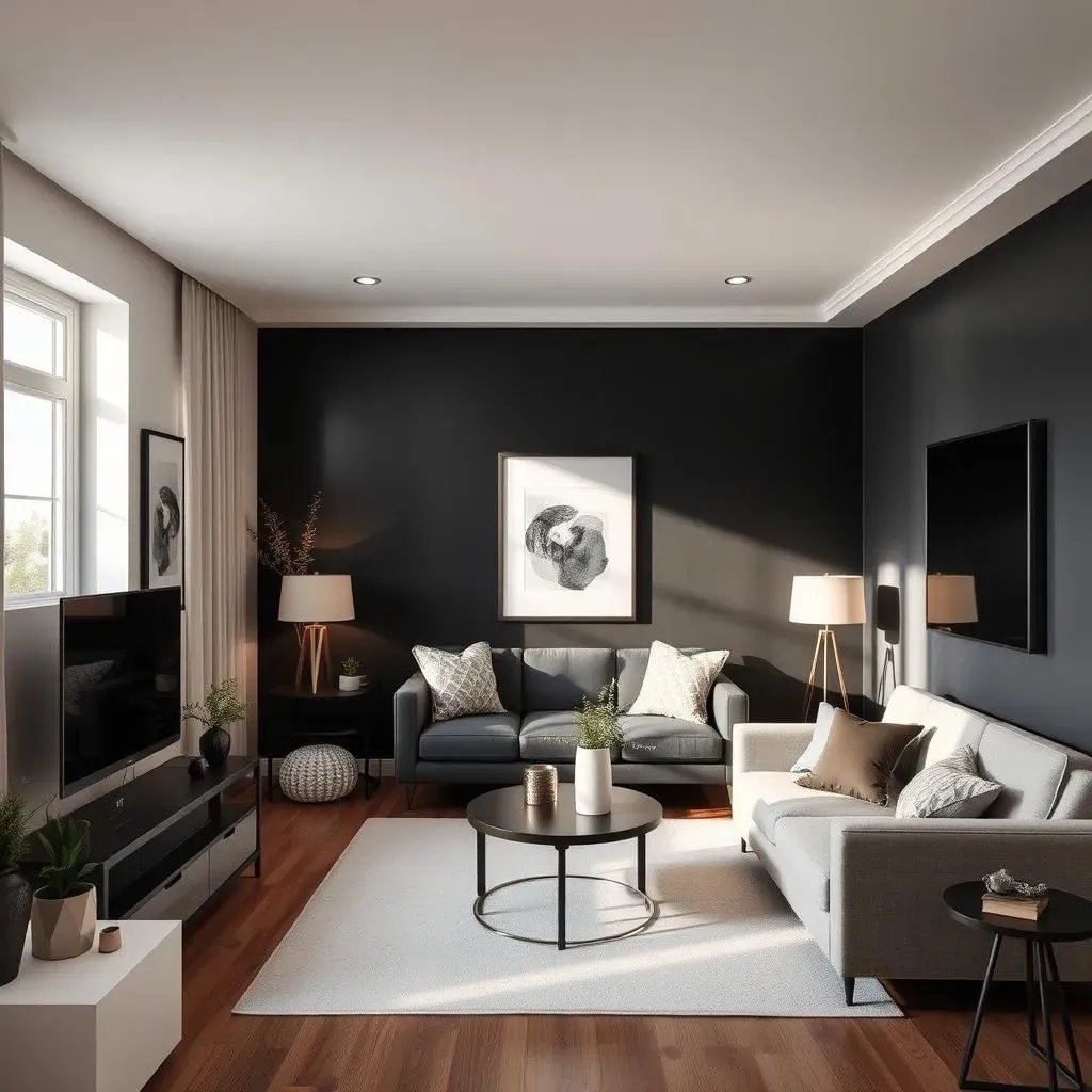 Amazing Black Accent Wall Ideas for Small Spaces