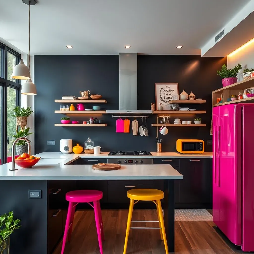 Black Accent Wall Kitchen: A Bold Statement