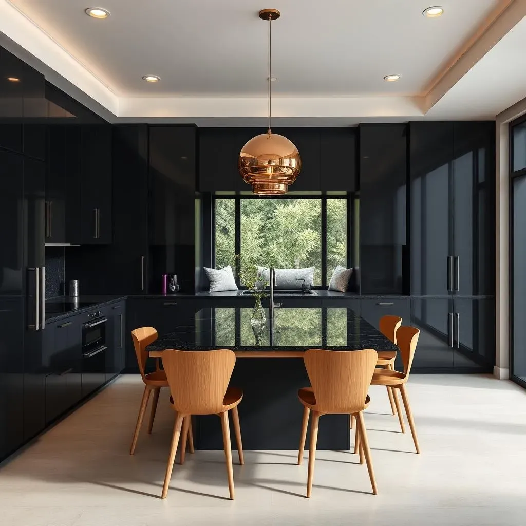 Absolute Black Accent Wall Kitchen Ideas to Discover