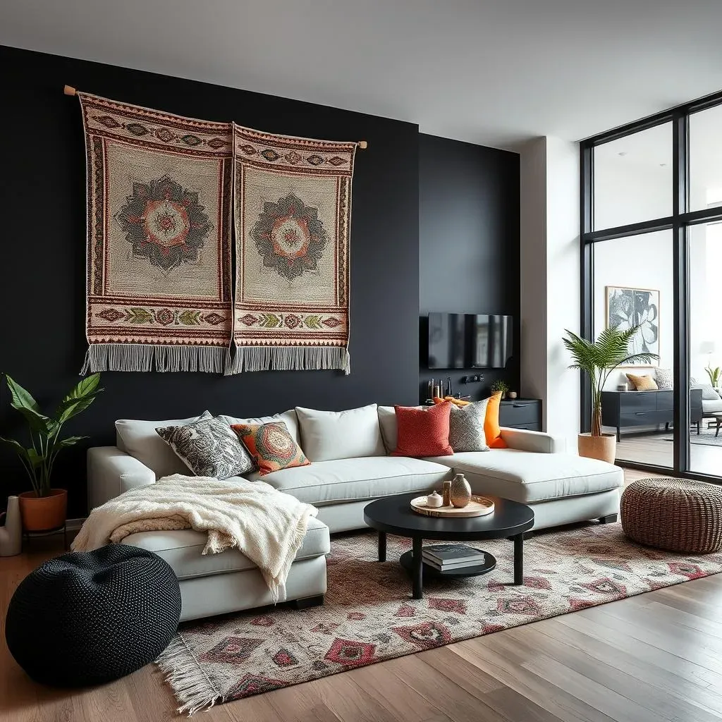 Black Accent Walls in Different Apartment Styles