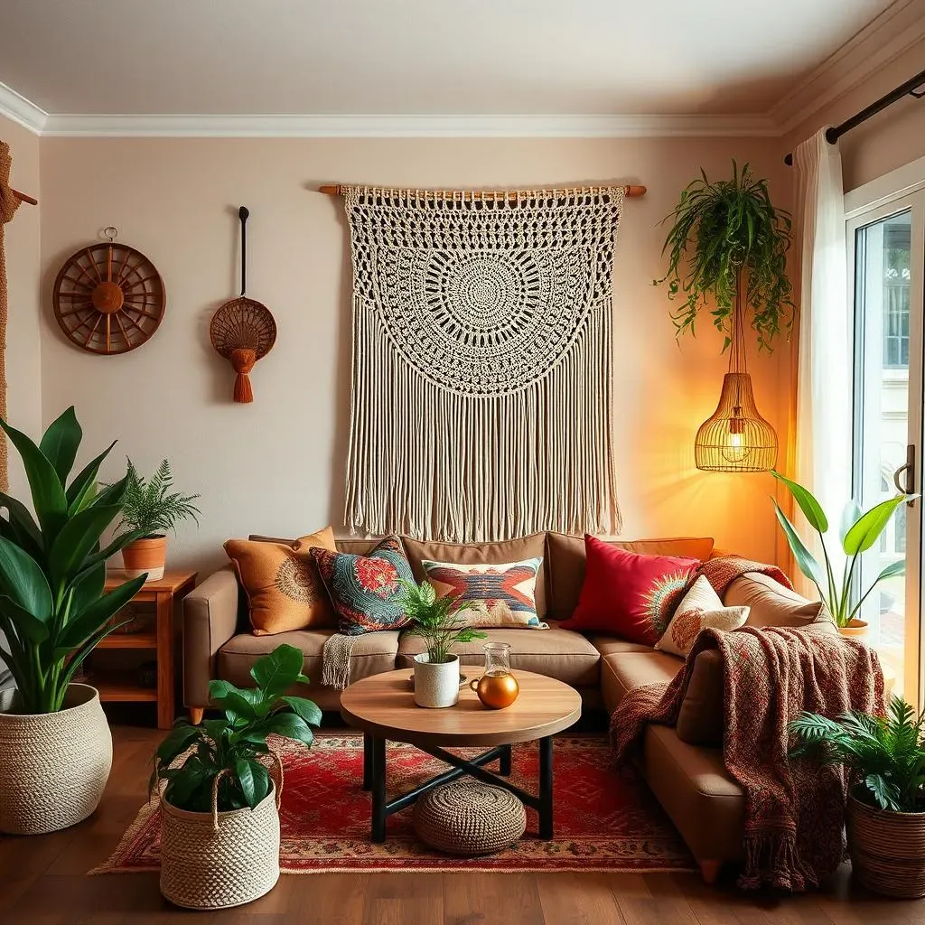 Bohemian Living Room Accent Wall Ideas: Setting the Mood