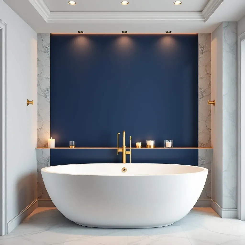 Bold Bathroom Accent Wall Paint Ideas
