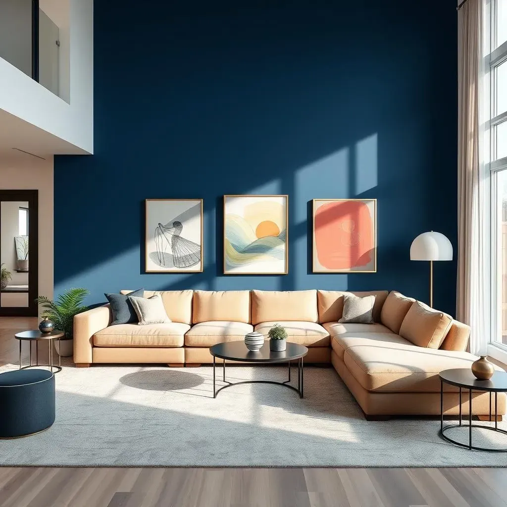 Bold Blue Accent Walls: Making a Statement