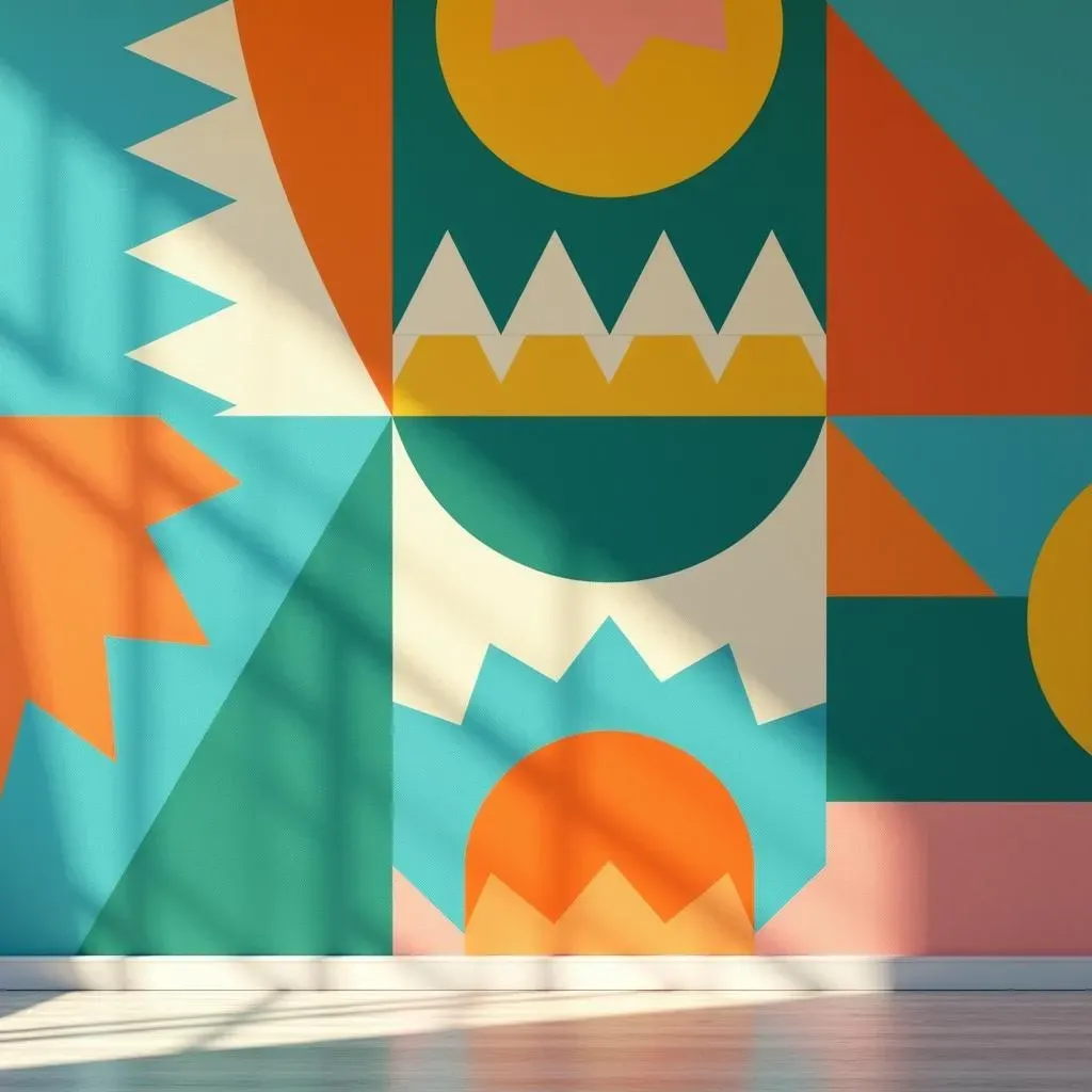 Bold Colors and Geometric Patterns: Creating EyeCatching Contemporary Accent Walls