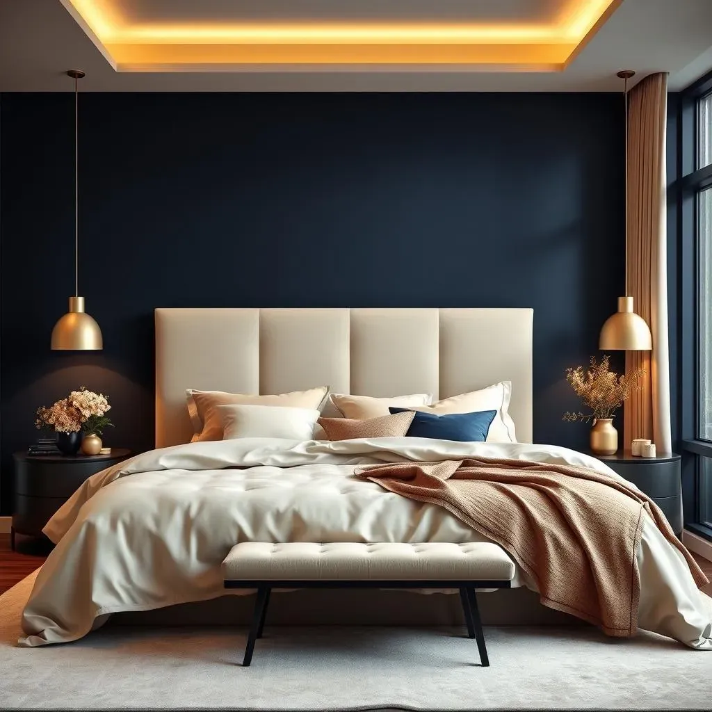 Bold Colors for a Bedroom Accent Wall