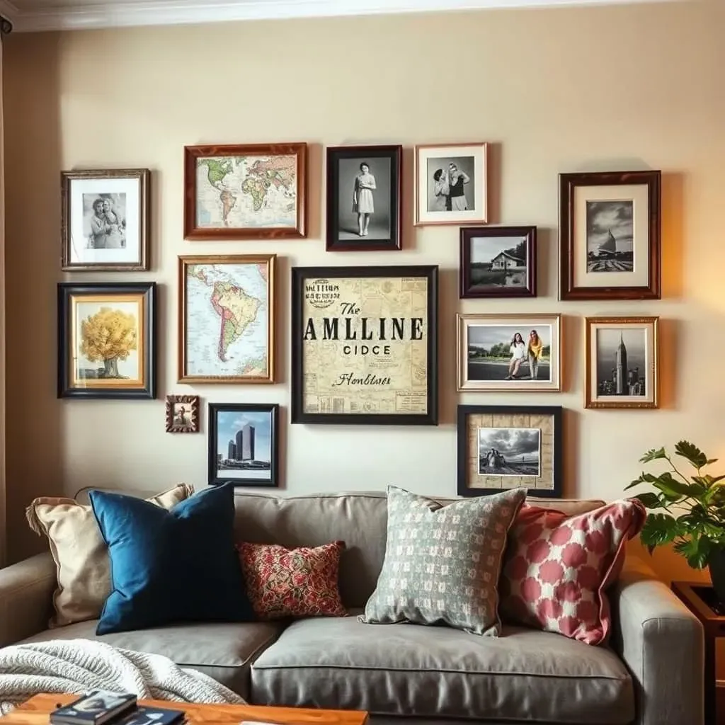 BudgetFriendly and DIY Art Accent Wall Solutions