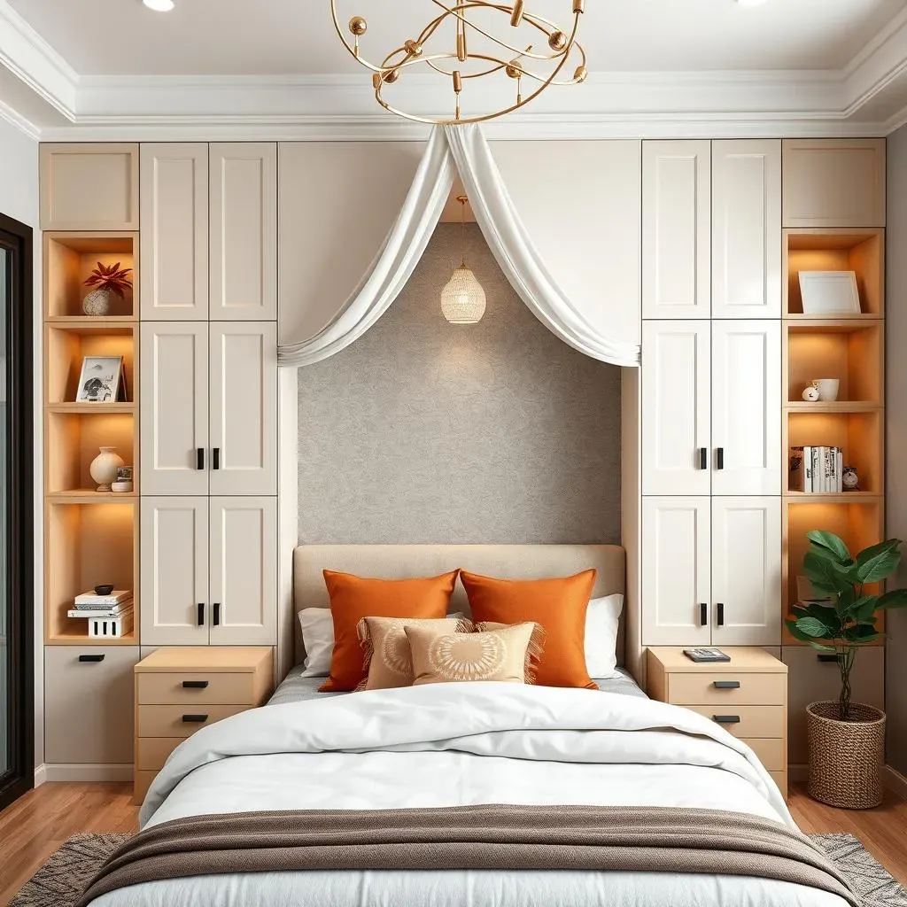 BuiltIn DIY Bedroom Accent Wall Features: Storage, Nooks, and Canopies
