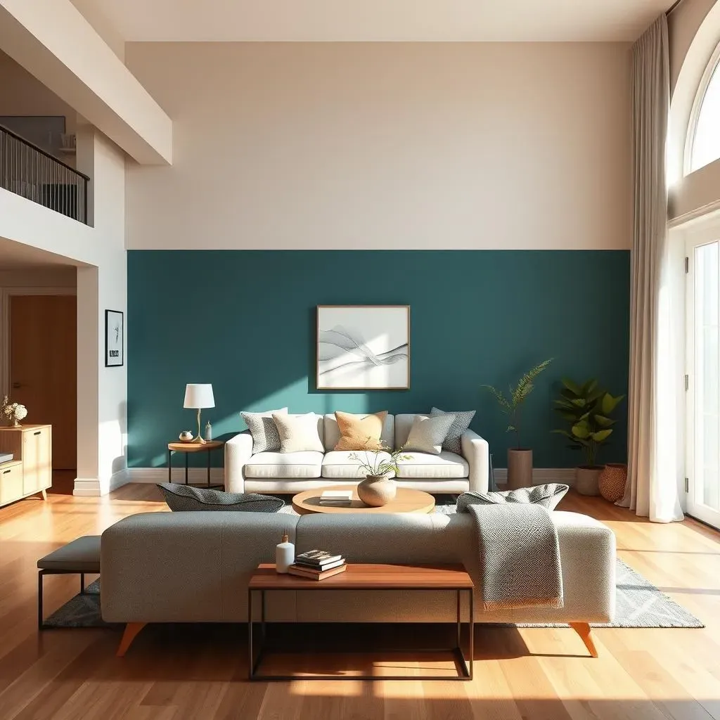 Choosing the Perfect Color Palette for Your Open Concept Living Room Accent Wall