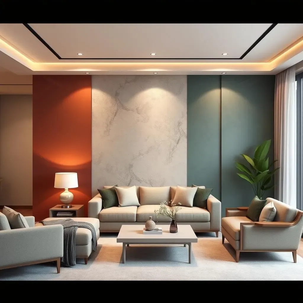 Choosing the Perfect Contemporary Living Room Accent Wall