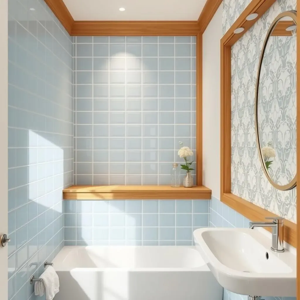 Choosing the Perfect Materials for Your Small Bathroom Accent Wall