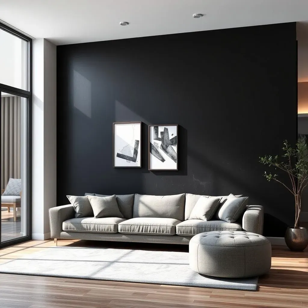 Choosing the Right Black Paint for Your Accent Wall: Undertones and Finishes