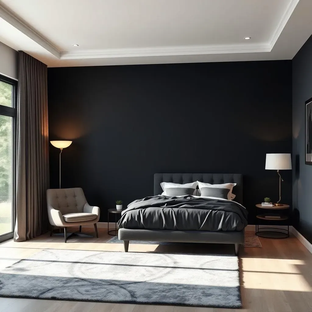 Choosing the Right Black Paint for Your Master Bedroom Accent Wall