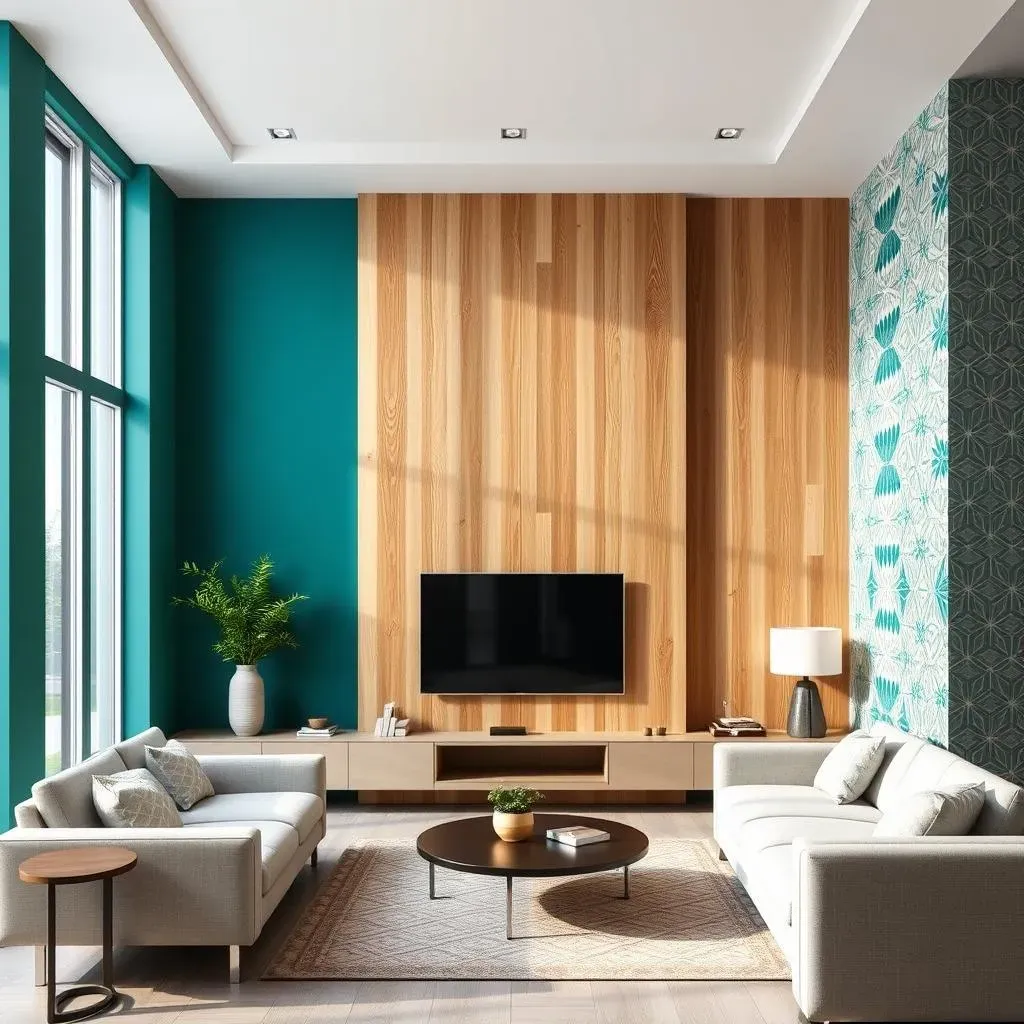 Choosing the Right Materials for Your Modern Living Room Accent Wall