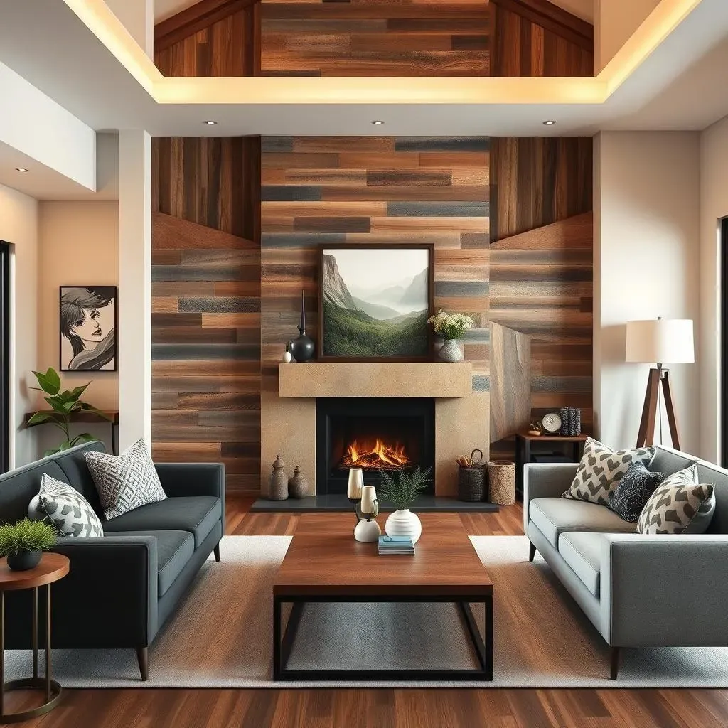 Choosing the Right Wood for Your Living Room Accent Wall