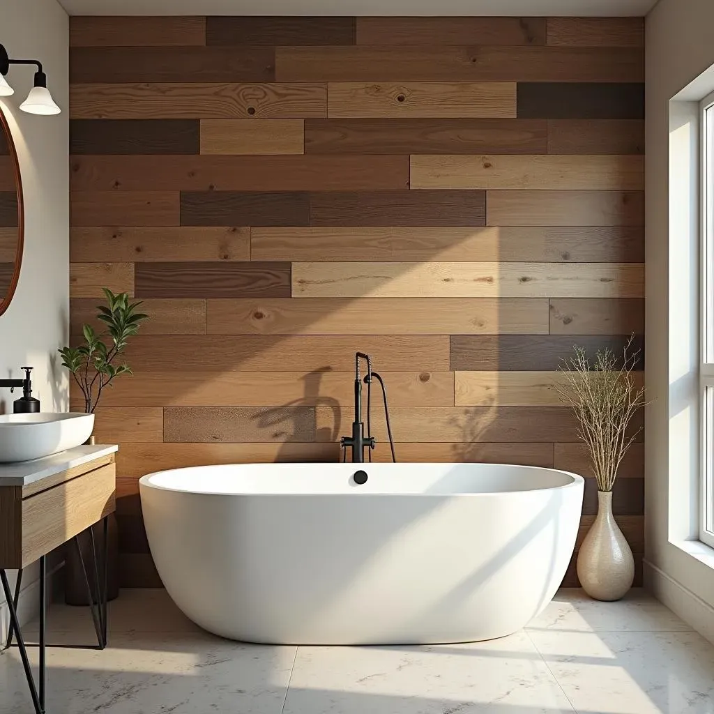 Choosing the Right Wood: Materials and Finishes for Bathroom Accent Walls