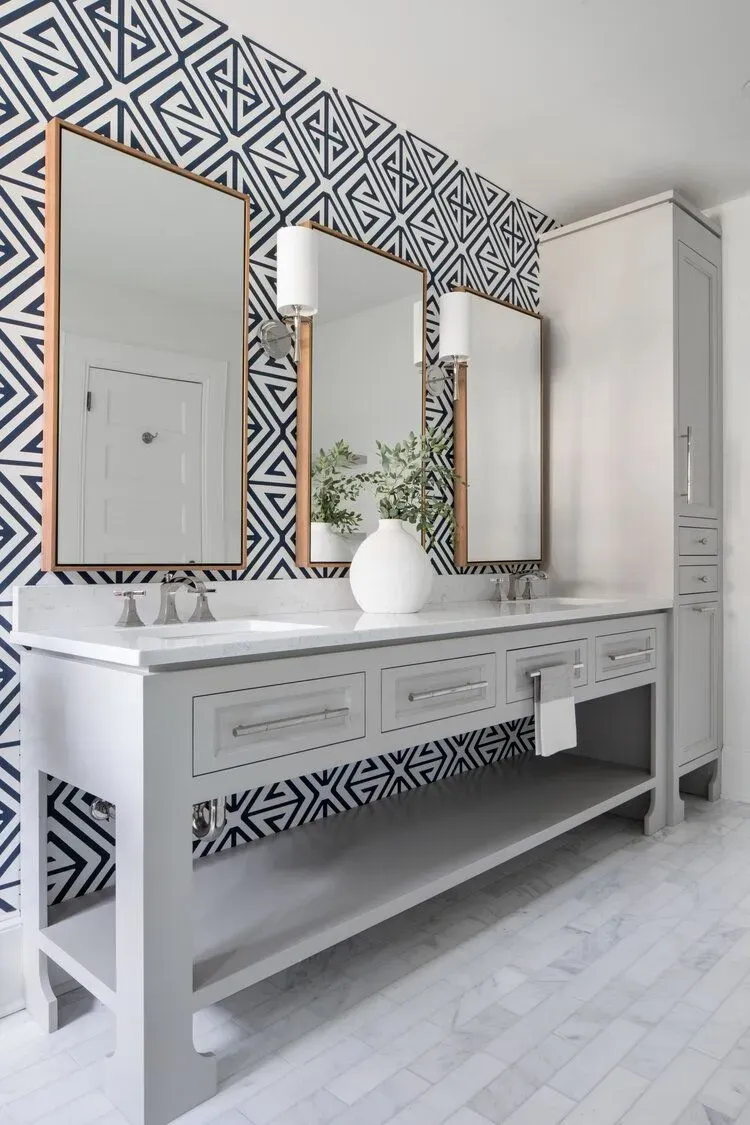 Choosing Your Vanity Accent Wall: Colors, Materials, and Big Ideas