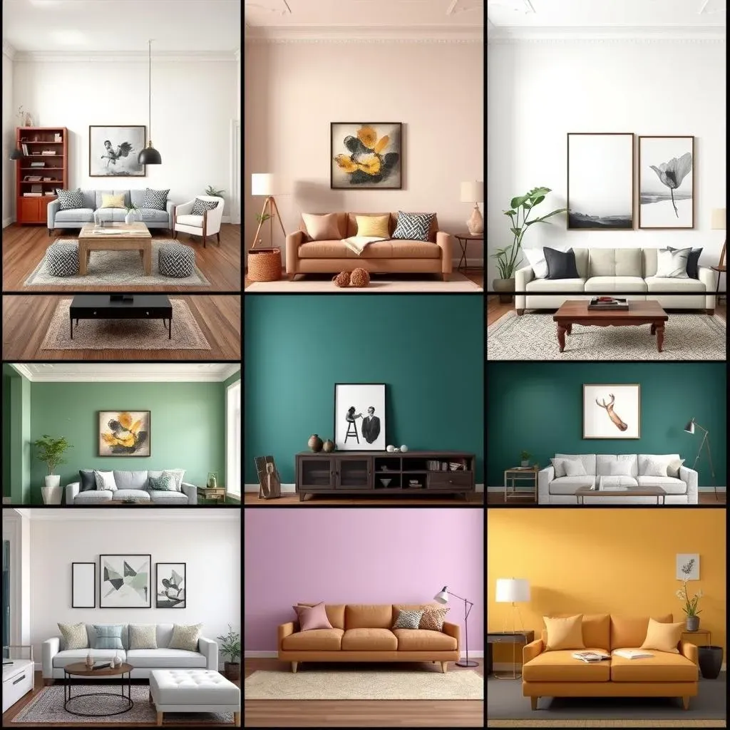 Classic Color Choices for Traditional Living Room Accent Walls