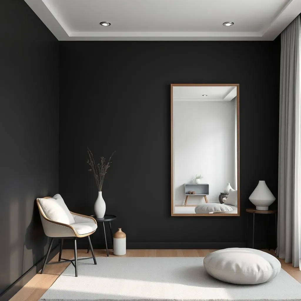 Clever Design Tricks for Small Spaces with Black Accent Walls