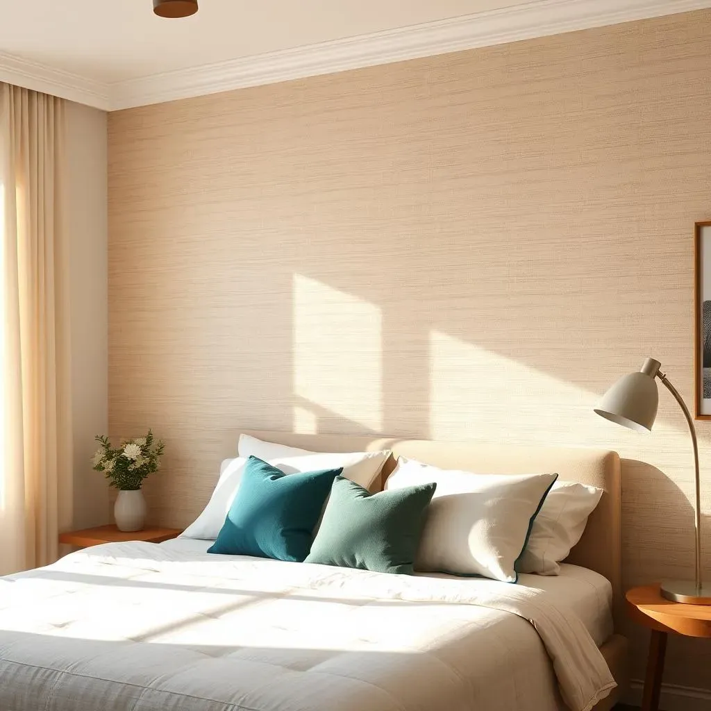 Color and Texture: Enhancing Bedroom Accent Walls with Natural Light