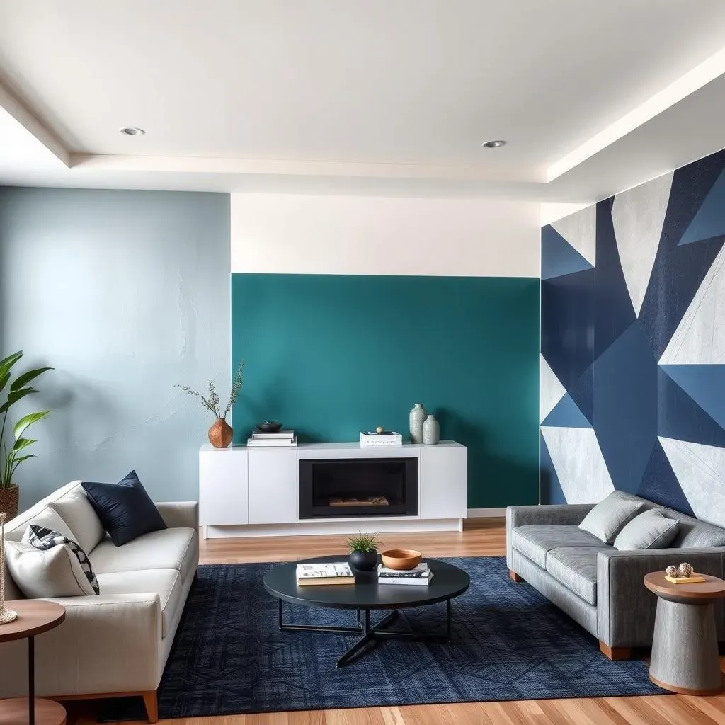 Color Palettes for a Modern Accent Wall in Your Living Room