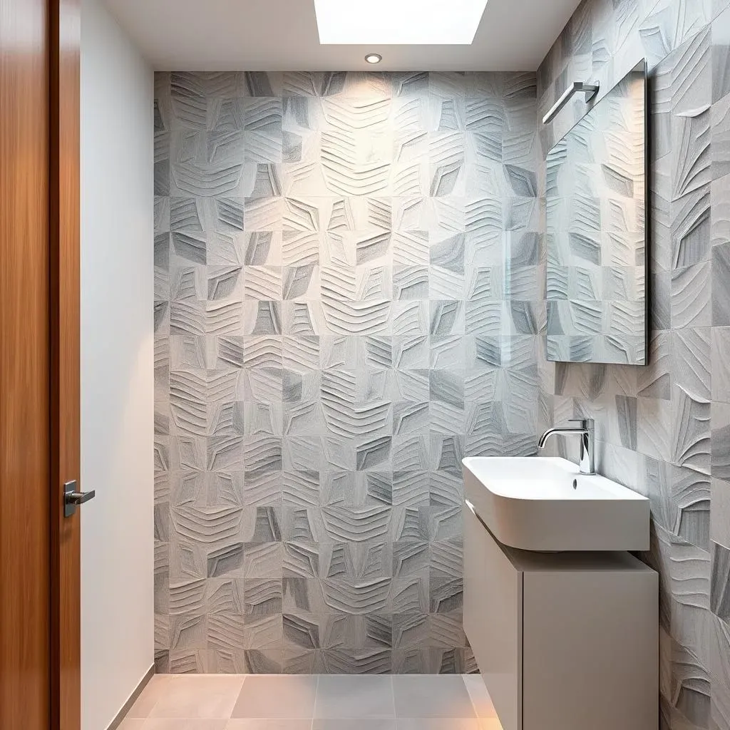 Amazing Contemporary Bathroom Accent Wall Ideas