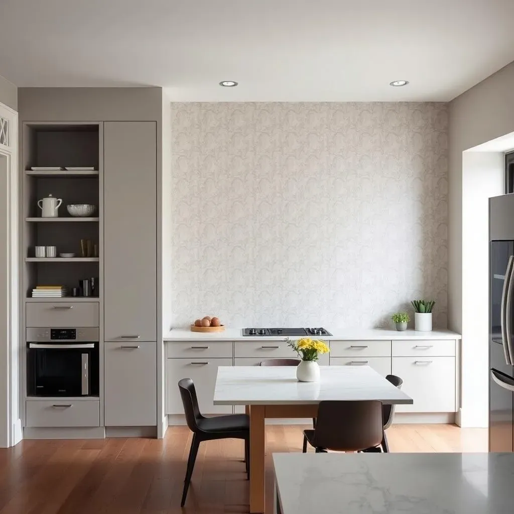 Creating a Focal Point: Kitchen Accent Wall Ideas with Wallpaper