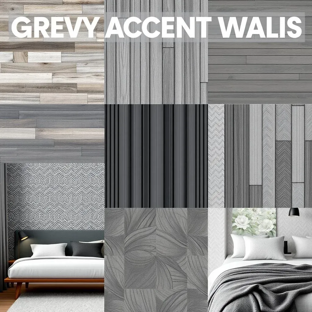 Creative Accent Wall Ideas: Texture, Patterns, and More for Grey Bedrooms