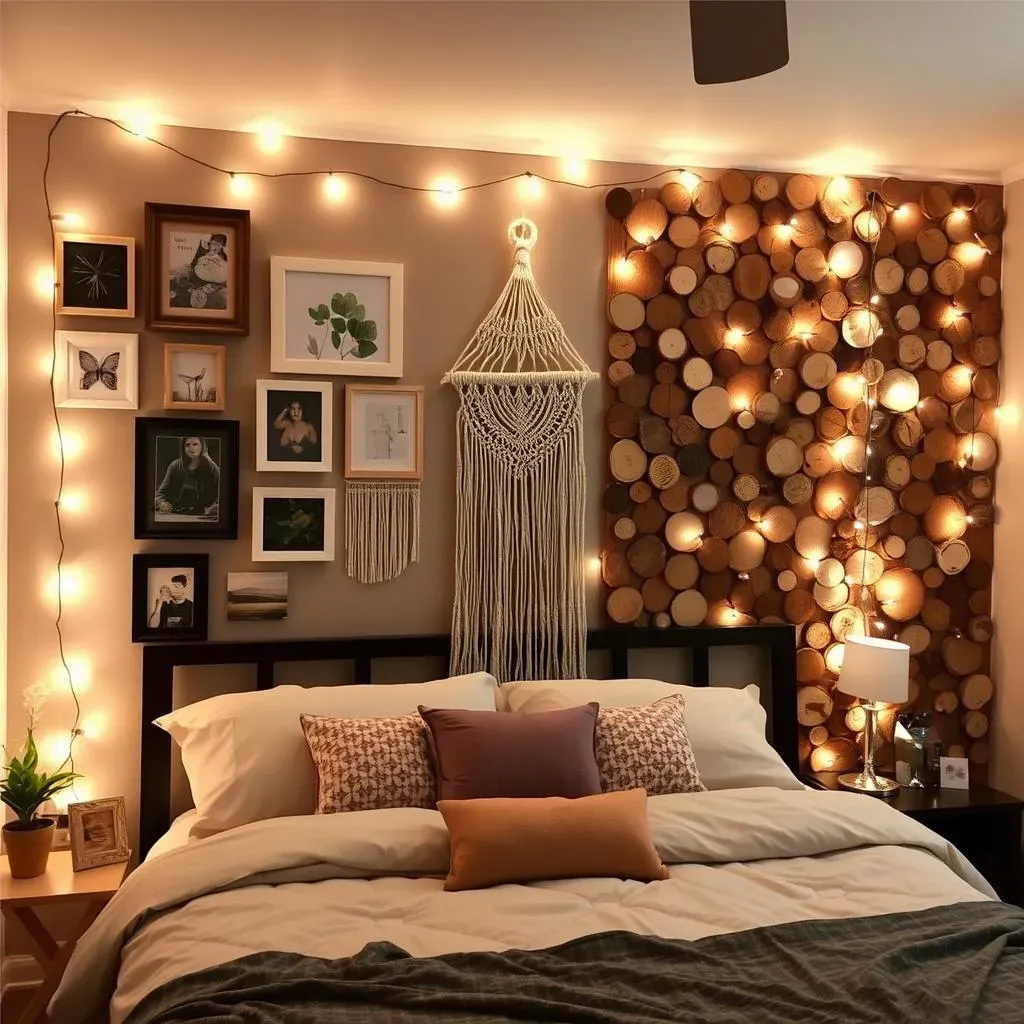 Creative and Cheap Bedroom Accent Wall Ideas with DIY Projects