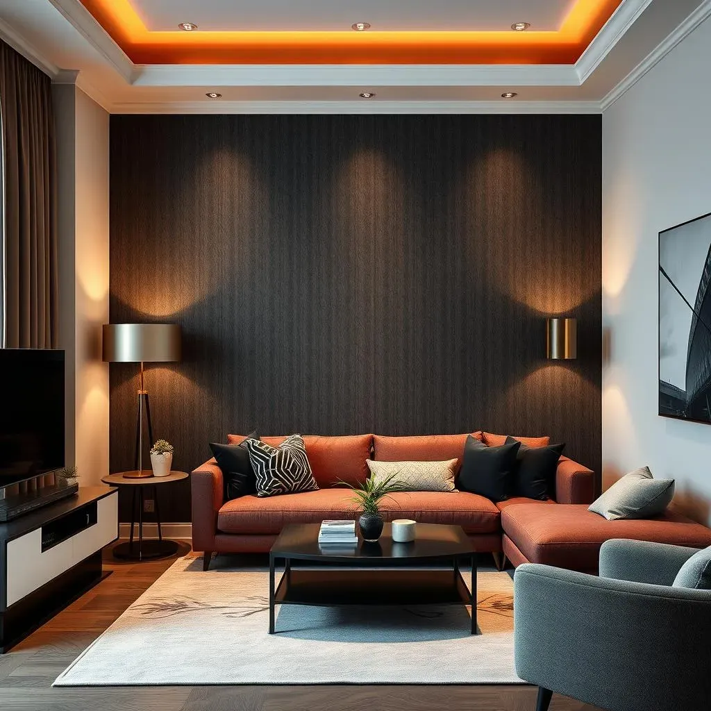 Creative Black Accent Wall Ideas for Small Living Rooms