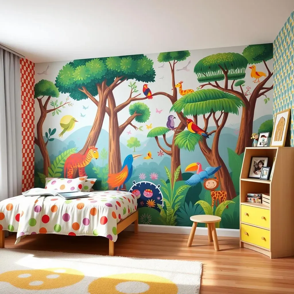 Creative Kids Bedroom Accent Wall Ideas: Unleash Your Child's Imagination