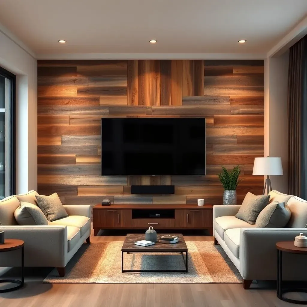 Creative Living Room Accent Wall Ideas with TV: Beyond Paint