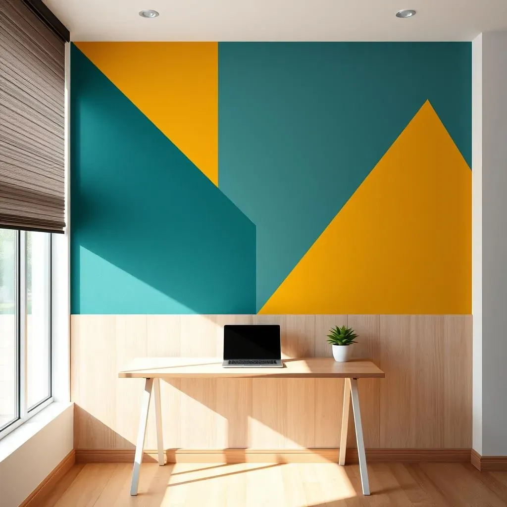 Creative Office Room Accent Wall Ideas