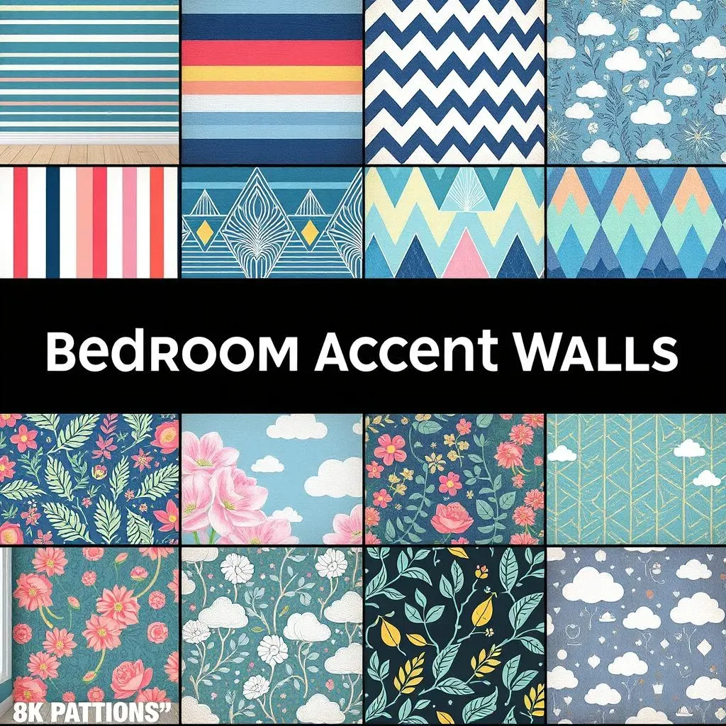 Creative Paint Patterns for Bedroom Accent Walls