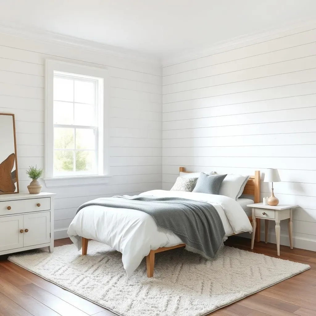 Creative Shiplap Accent Wall Bedroom Ideas