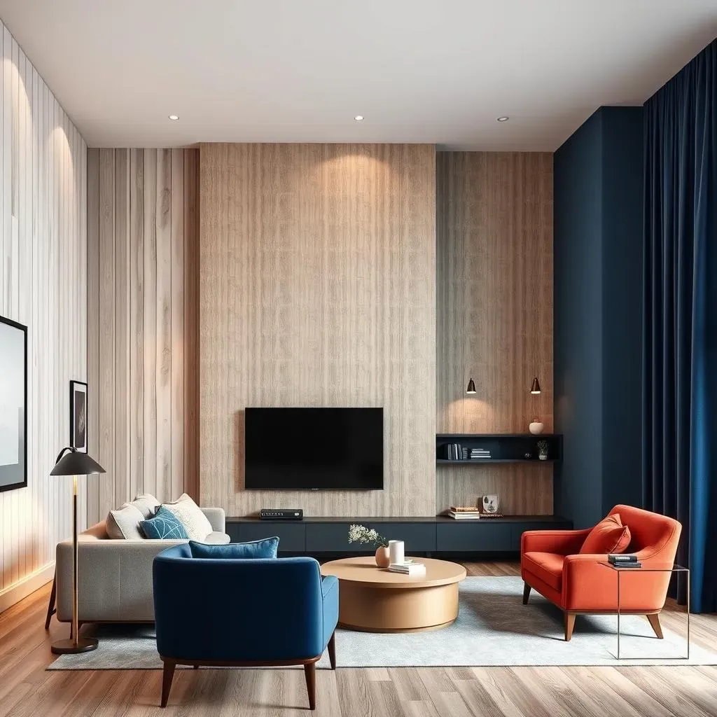 Creative Texture and Material Ideas for Living Room Accent Walls