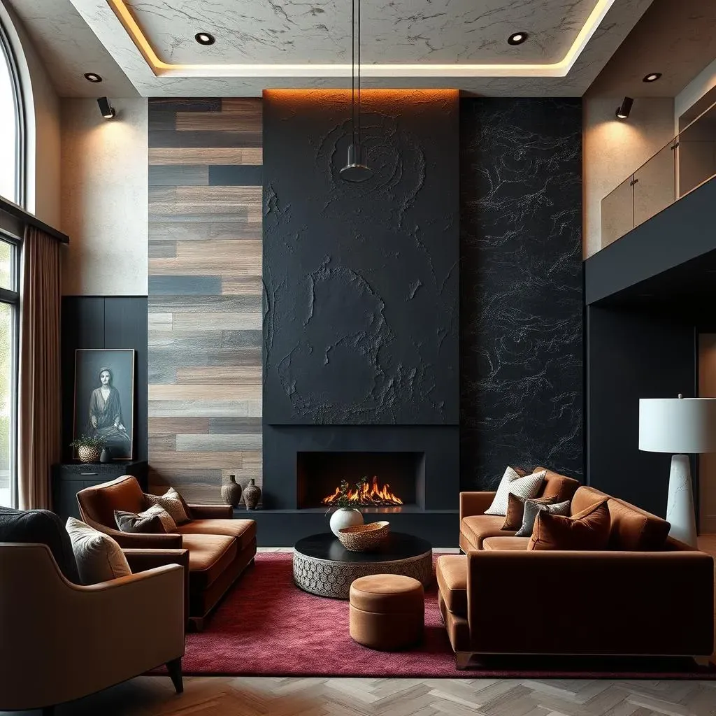 Creative Textured Black Accent Wall Ideas for Every Room